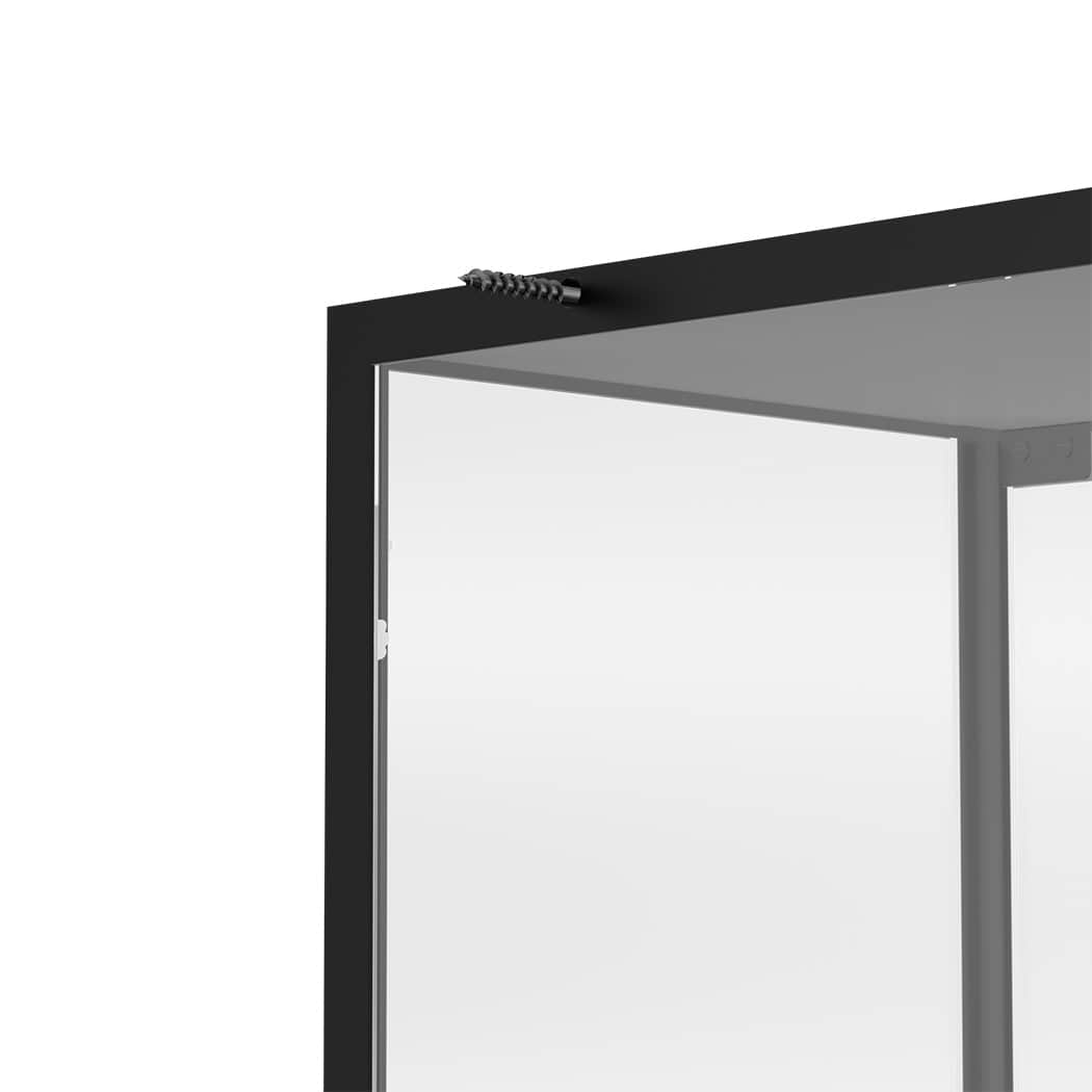 Premium Glass Display Cabinet Steel 4 Tier 160cm  Space-Saving Design