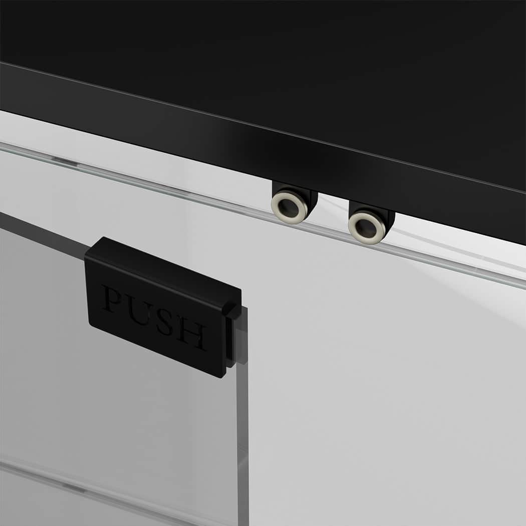 Premium Glass Display Cabinet Steel 4 Tier 160cm  Space-Saving Design