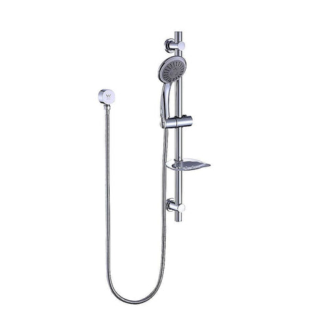 Premium Hand Held Shower Rail Soap Dish Bathroom Set