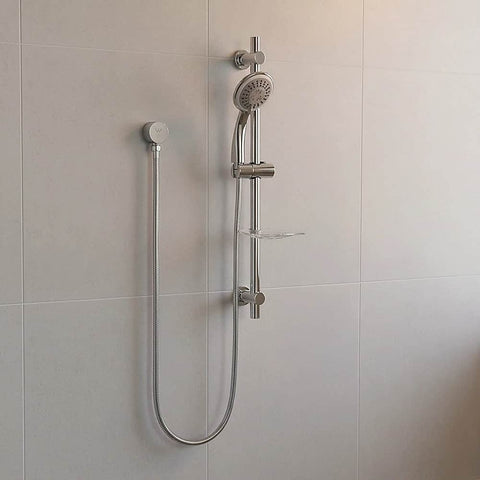 Premium Hand Held Shower Rail Soap Dish Bathroom Set
