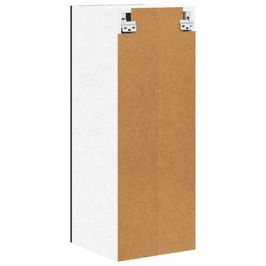 Premium Hanging Cabinet Riga 2 pcs Black Oak and White - Durable, 2 Pcs