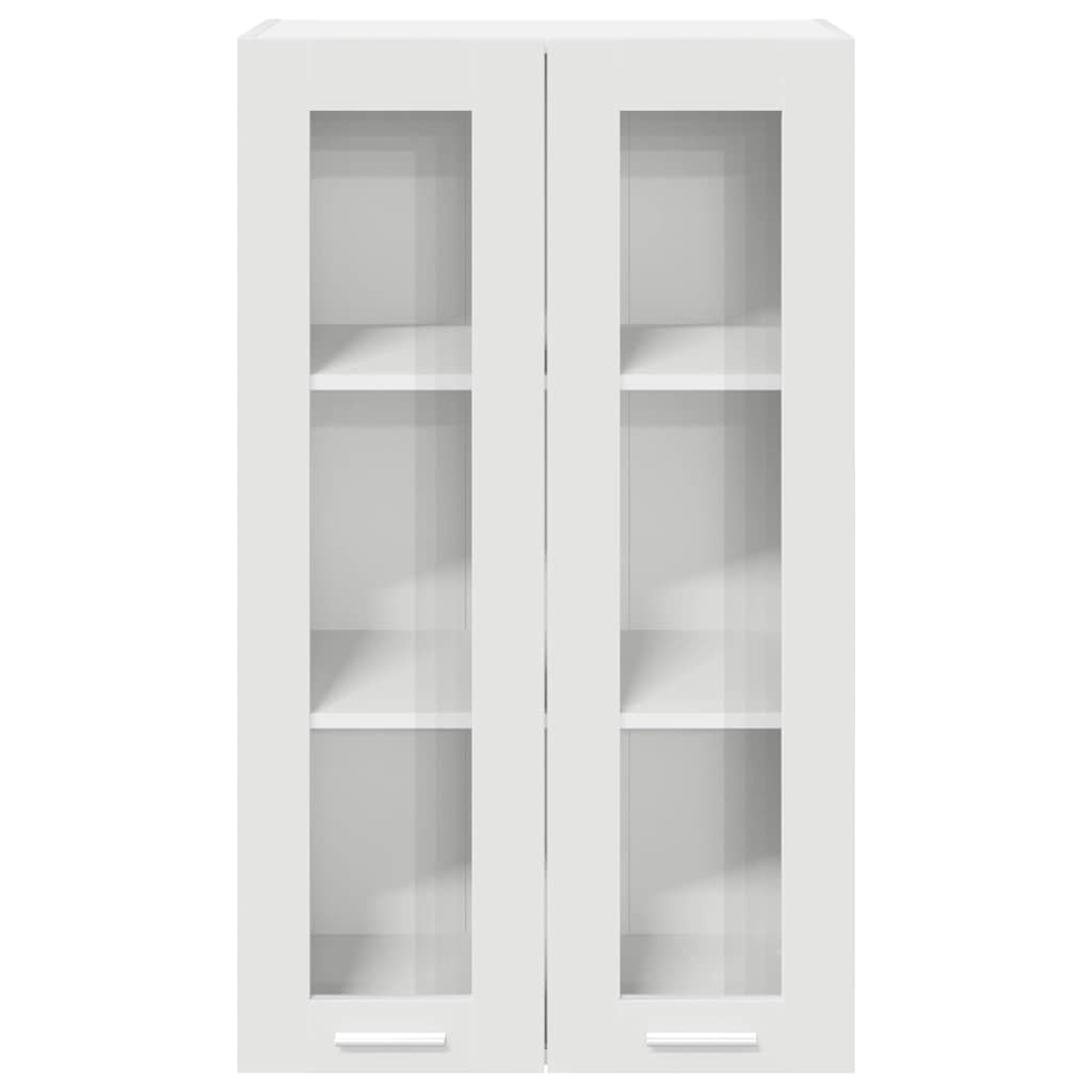 Premium Hanging Cabinet Riga White Engineered Wood - Designer Finish