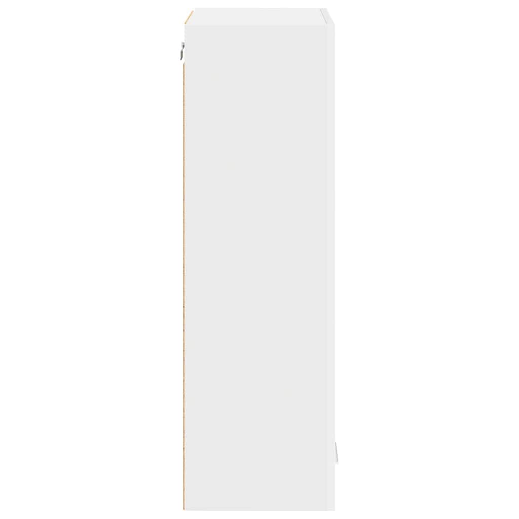 Premium Hanging Cabinet Riga White Engineered Wood - Designer Finish | White colour
