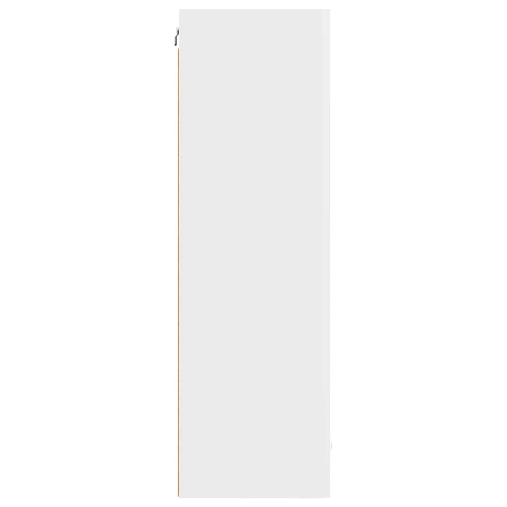 Premium Hanging Cabinet Riga White Engineered Wood - Durable