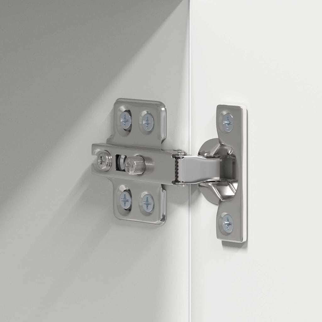 Premium Hanging Cabinet Riga White Engineered Wood - Durable