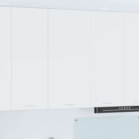 Premium Hanging Cabinet Riga White Engineered Wood - Durable