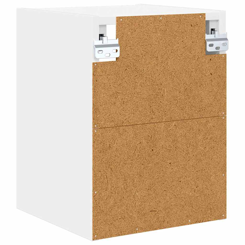 Premium Hanging Cabinet Riga White Engineered Wood - Premium Comfort | White colour