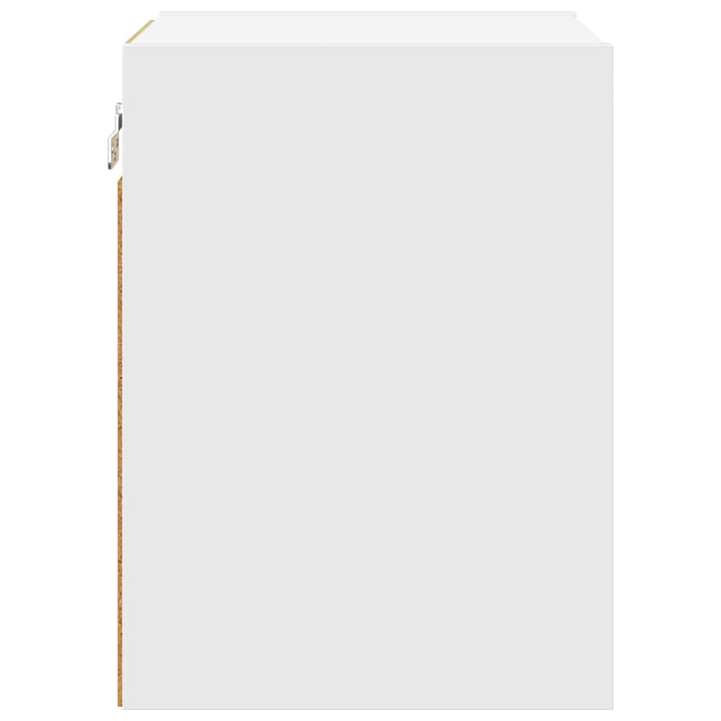 Premium Hanging Cabinet Riga White Engineered Wood - Premium Comfort