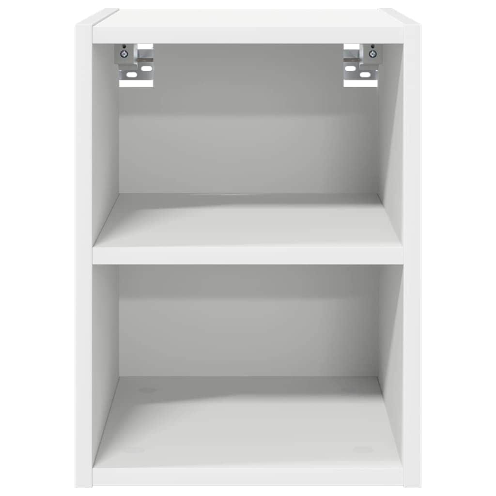Premium Hanging Cabinet Riga White Engineered Wood - Premium Comfort