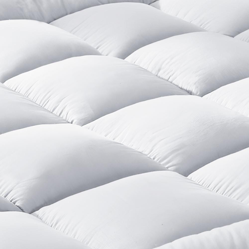 Premium King Single Microfibre Mattress Topper | Pillow Top Mattress Topper