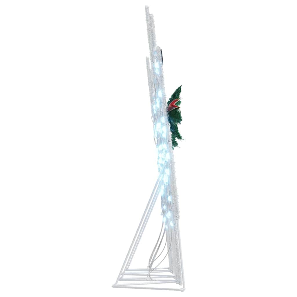 Fabric finish - Premium LED Reindeers 4 pcs White Fabric - Durable Construction