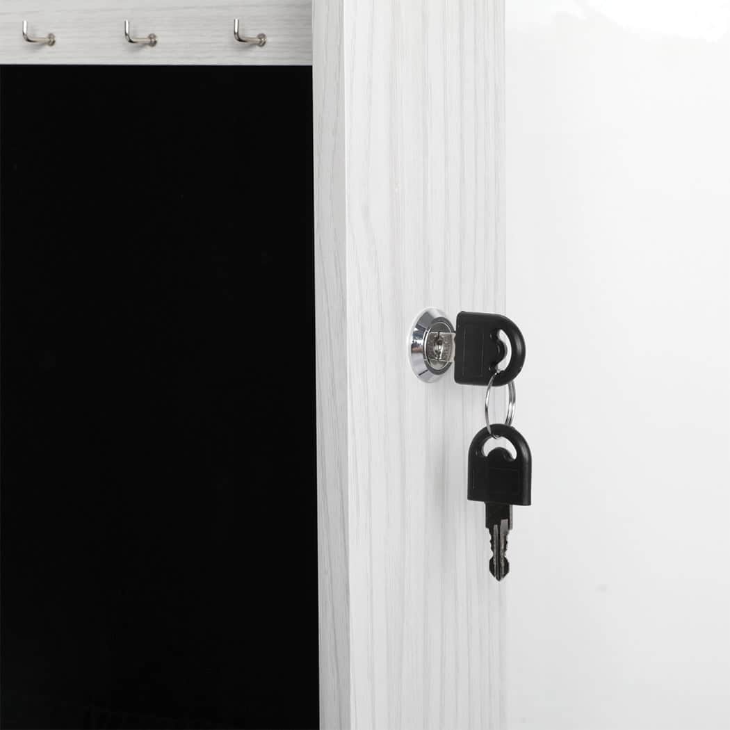 Premium Mirror Jewellery Cabinet LED  Sleek Modern Look Classic