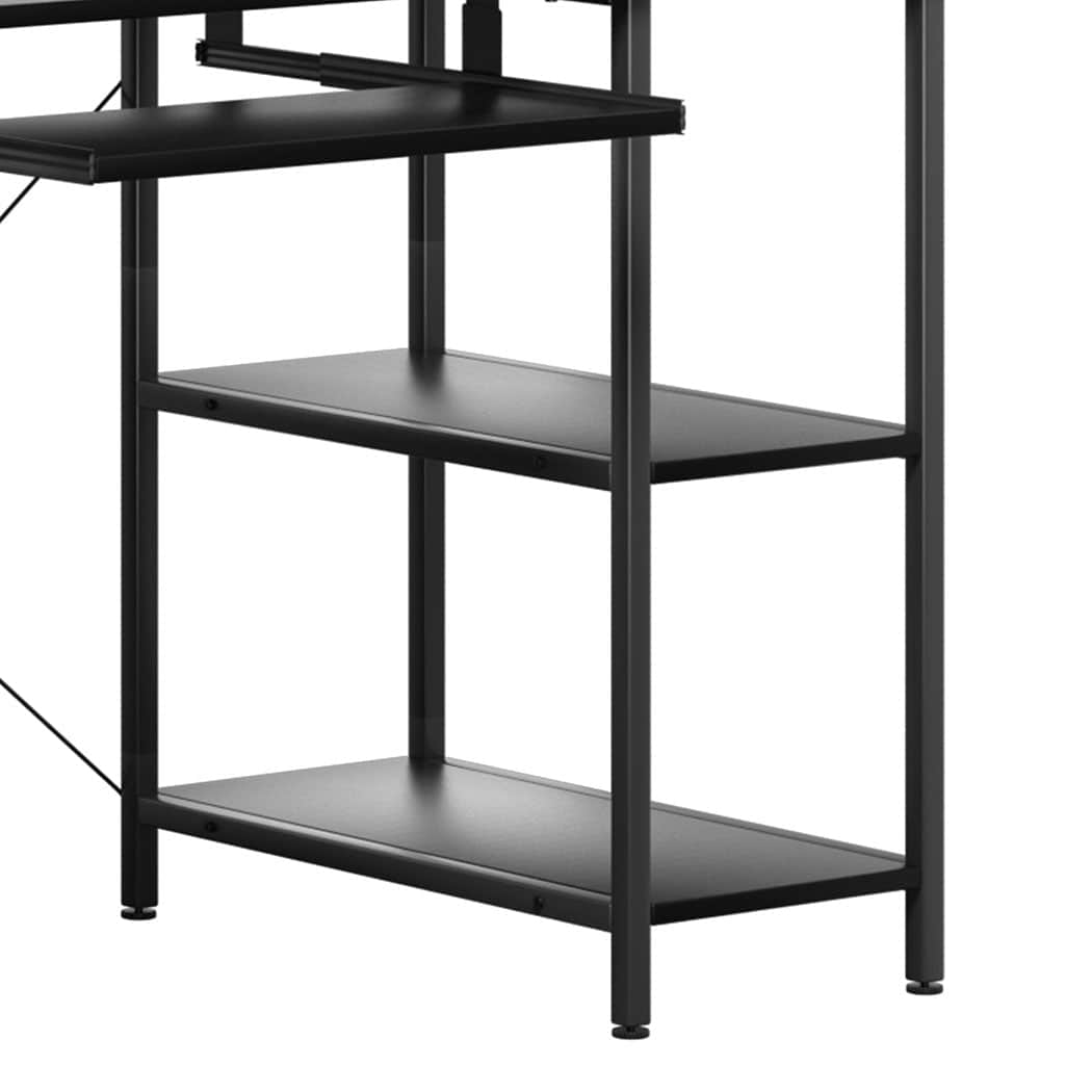 Premium Office Gaming Computer Desk Black  Premium Quality Build