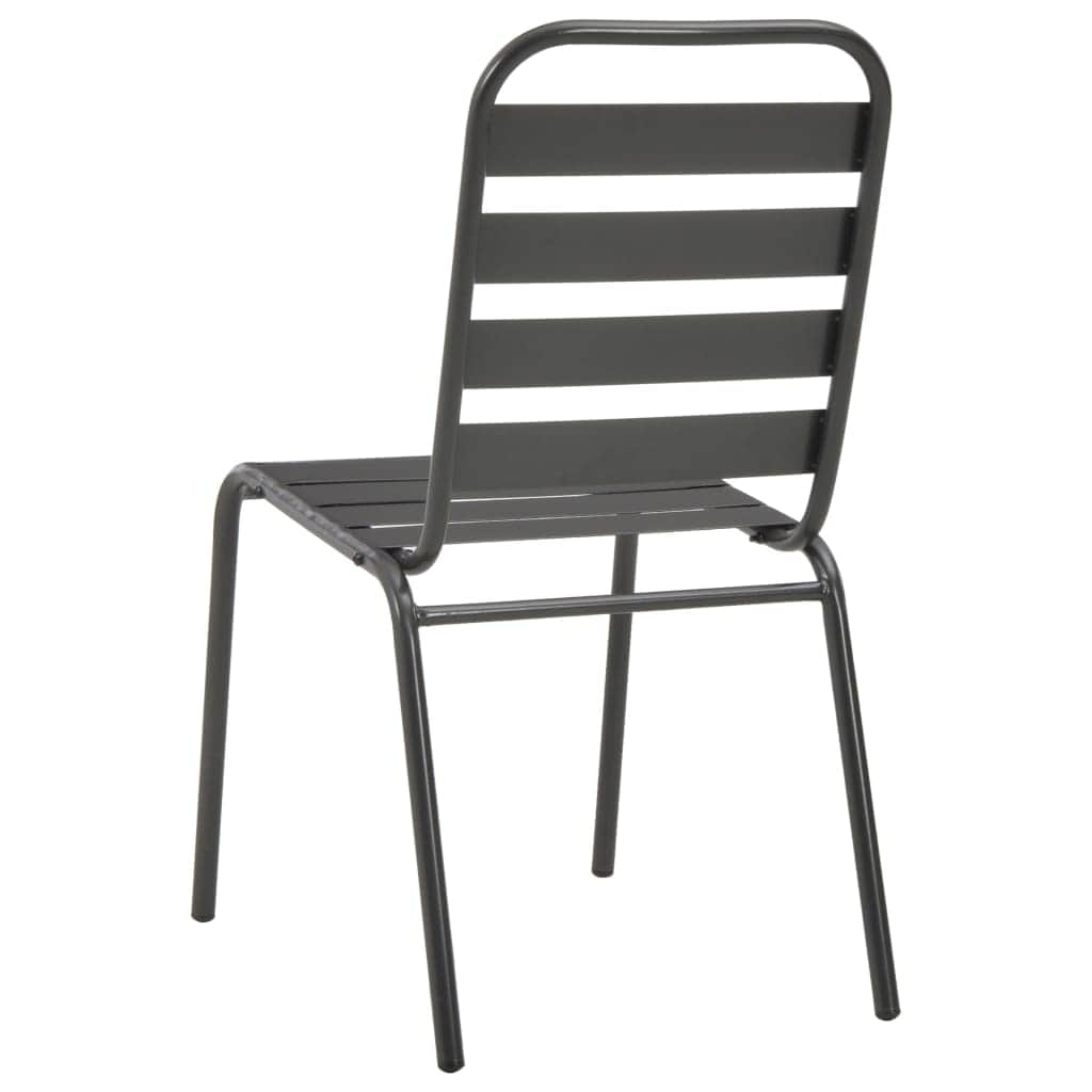 Premium Outdoor Chairs 4 pcs Slatted Lounge Area Essentials