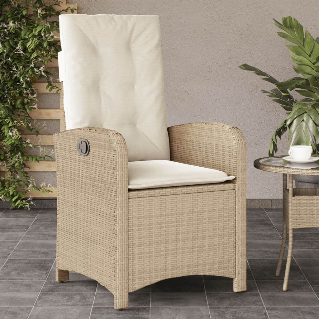 Premium Reclining Garden Chairs 2 pcs Patio Setup Modern Living