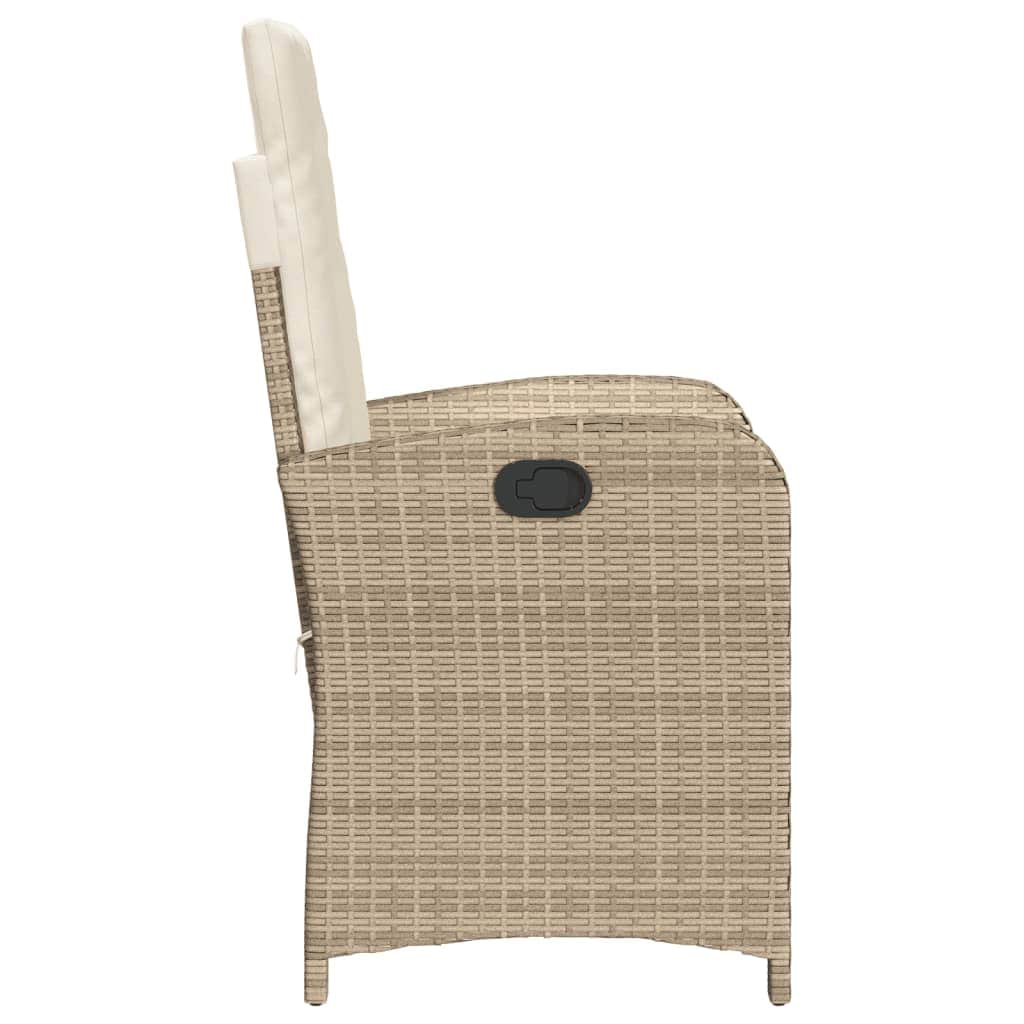 Premium Reclining Garden Chairs 2 pcs Patio Setup Modern Living