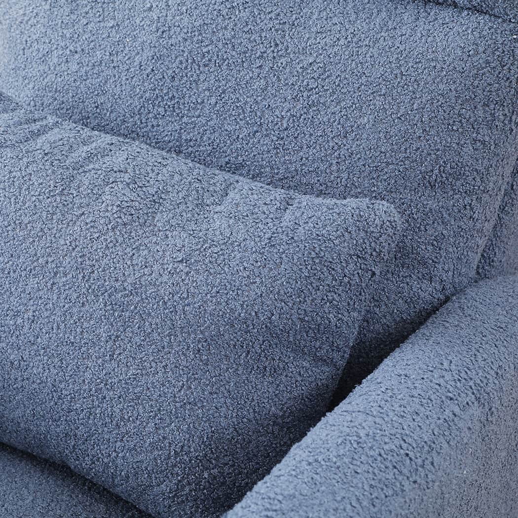 Premium Rocking Chair Ottoman Footrest With Side Pocket  Adjustable