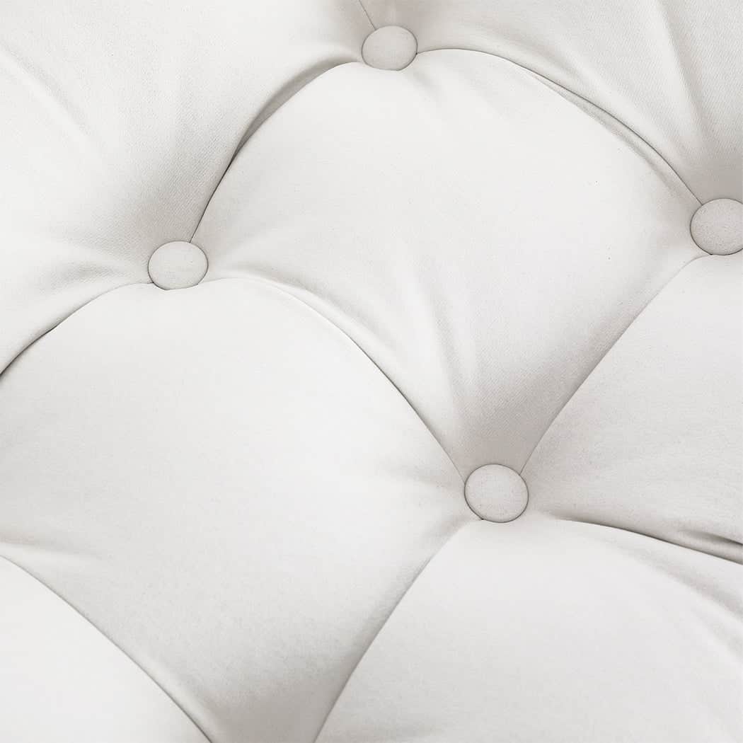 Premium Sofa Ottoman Set Accent Recliner  Scandi Inspired Design