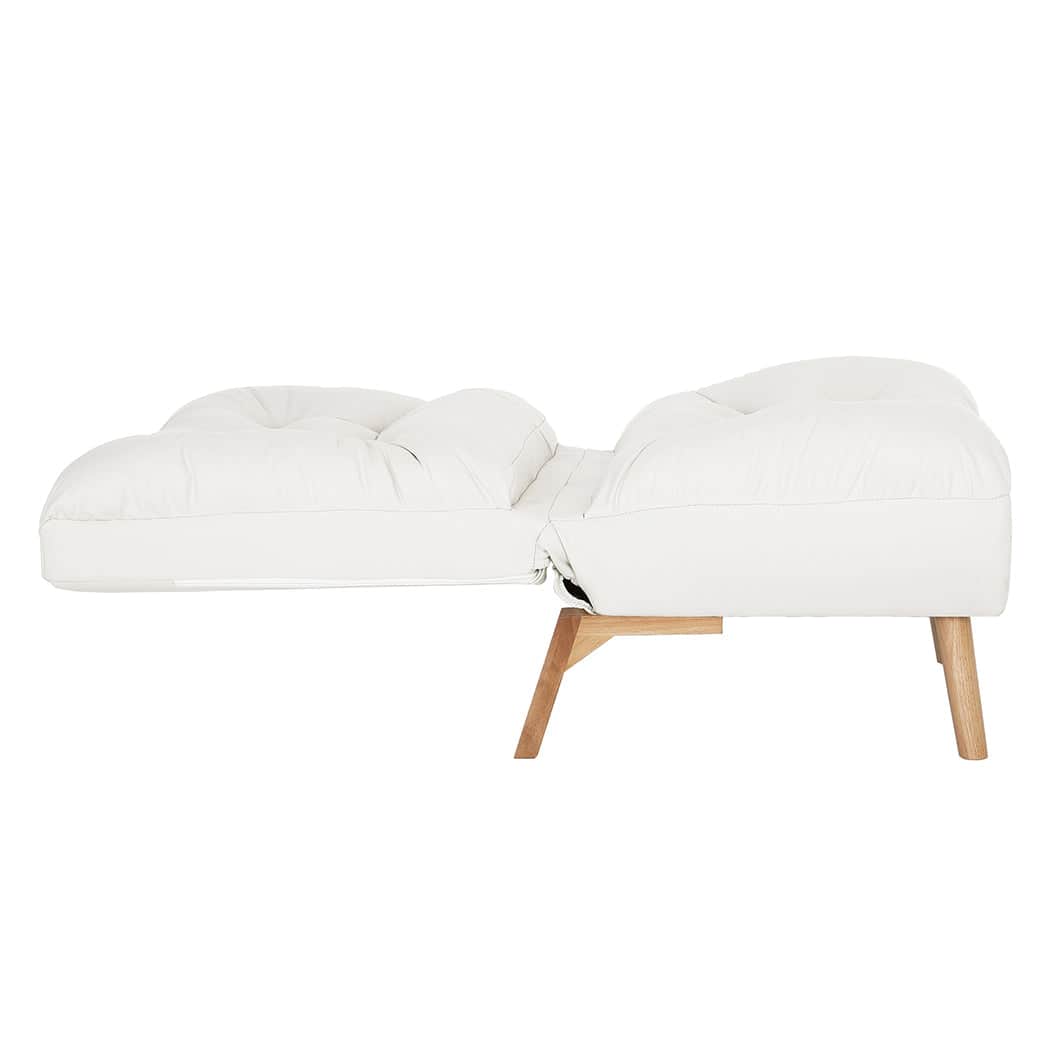 Premium Sofa Ottoman Set Accent Recliner  Scandi Inspired Design