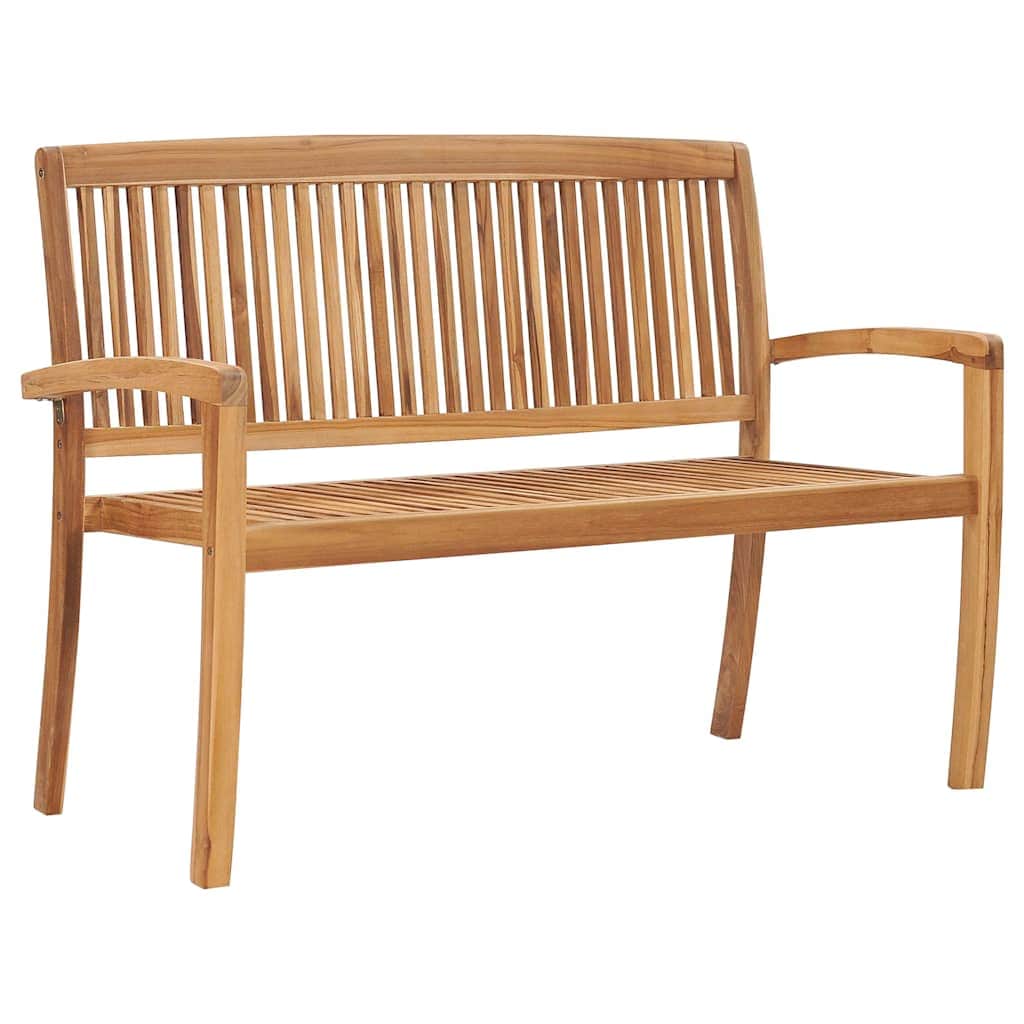 Premium Stacking Garden Bench with Cushion Living Space Upgrade Summer