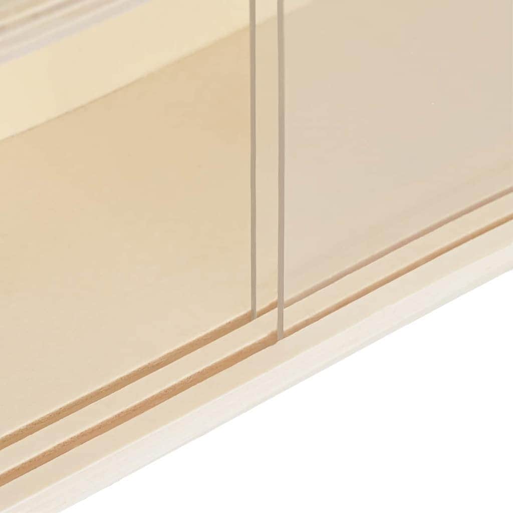 Premium Wooden Collector's Display Case Brown  Plywood - High