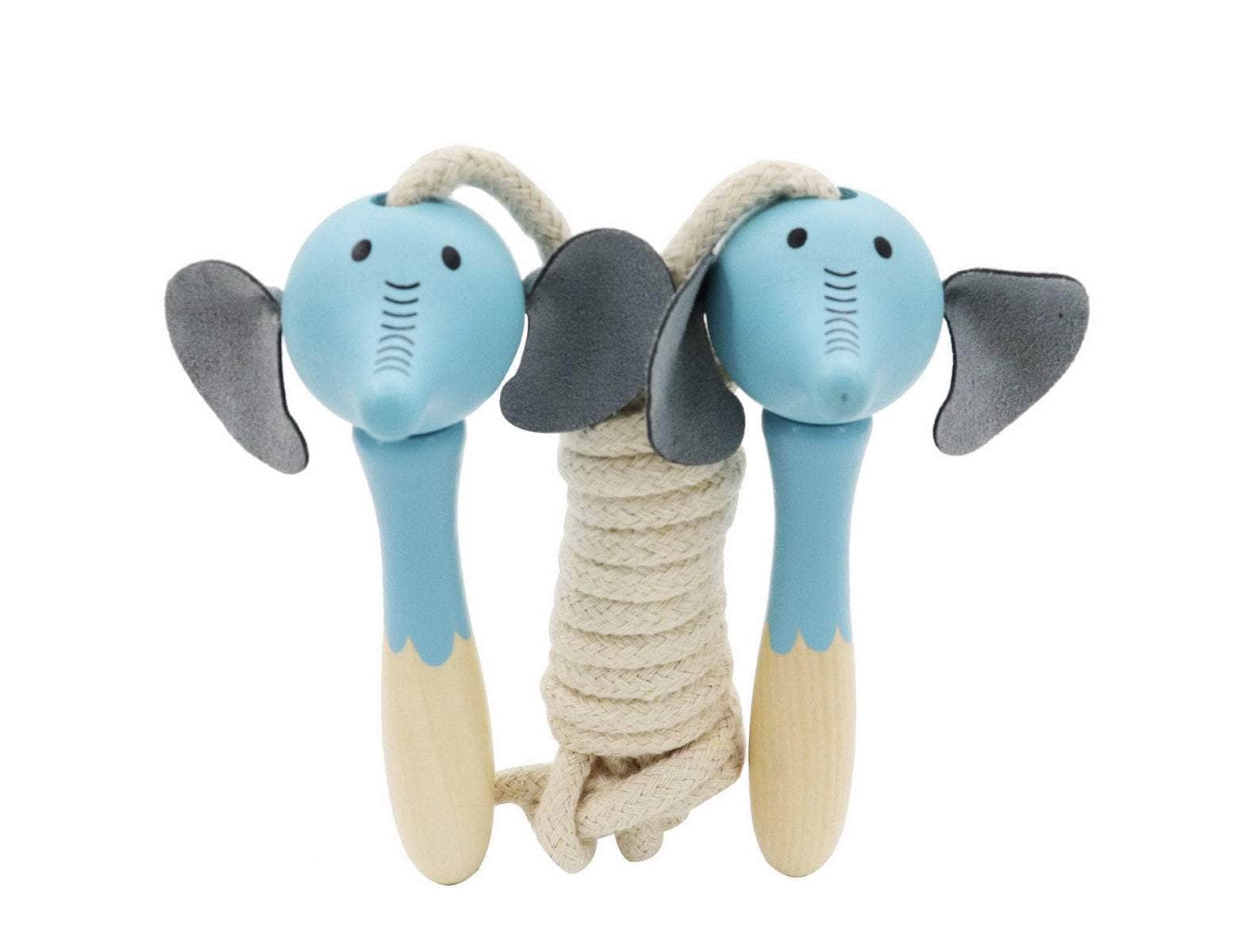 Price For 4 Wooden Skipping Rope Jungle Animal