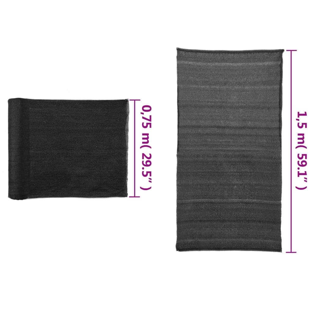 Privacy Net HDPE Black | Black colour