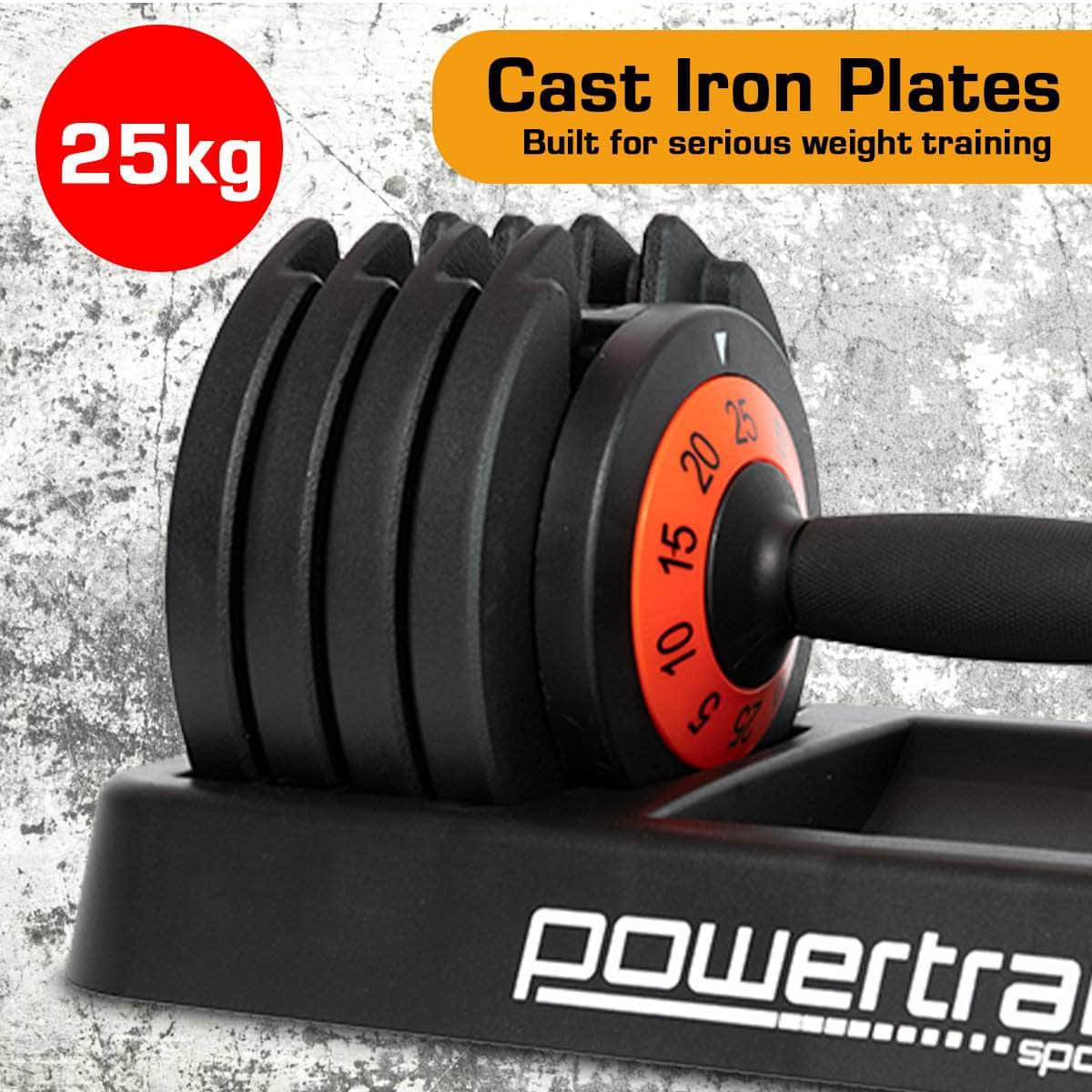 Pro Adjustable Dumbbell Set - 50kg