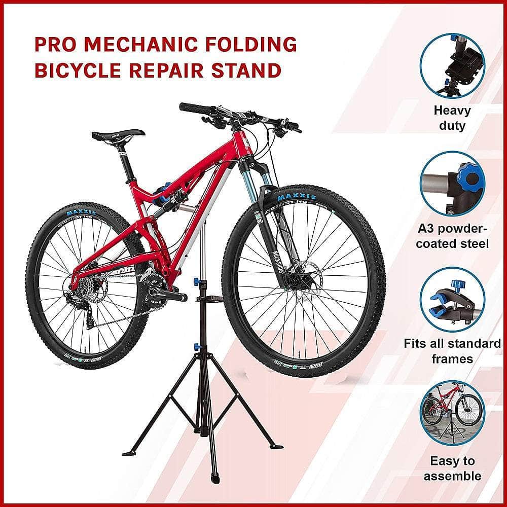 Pro Mechanic Folding Bicycle Repair Stand