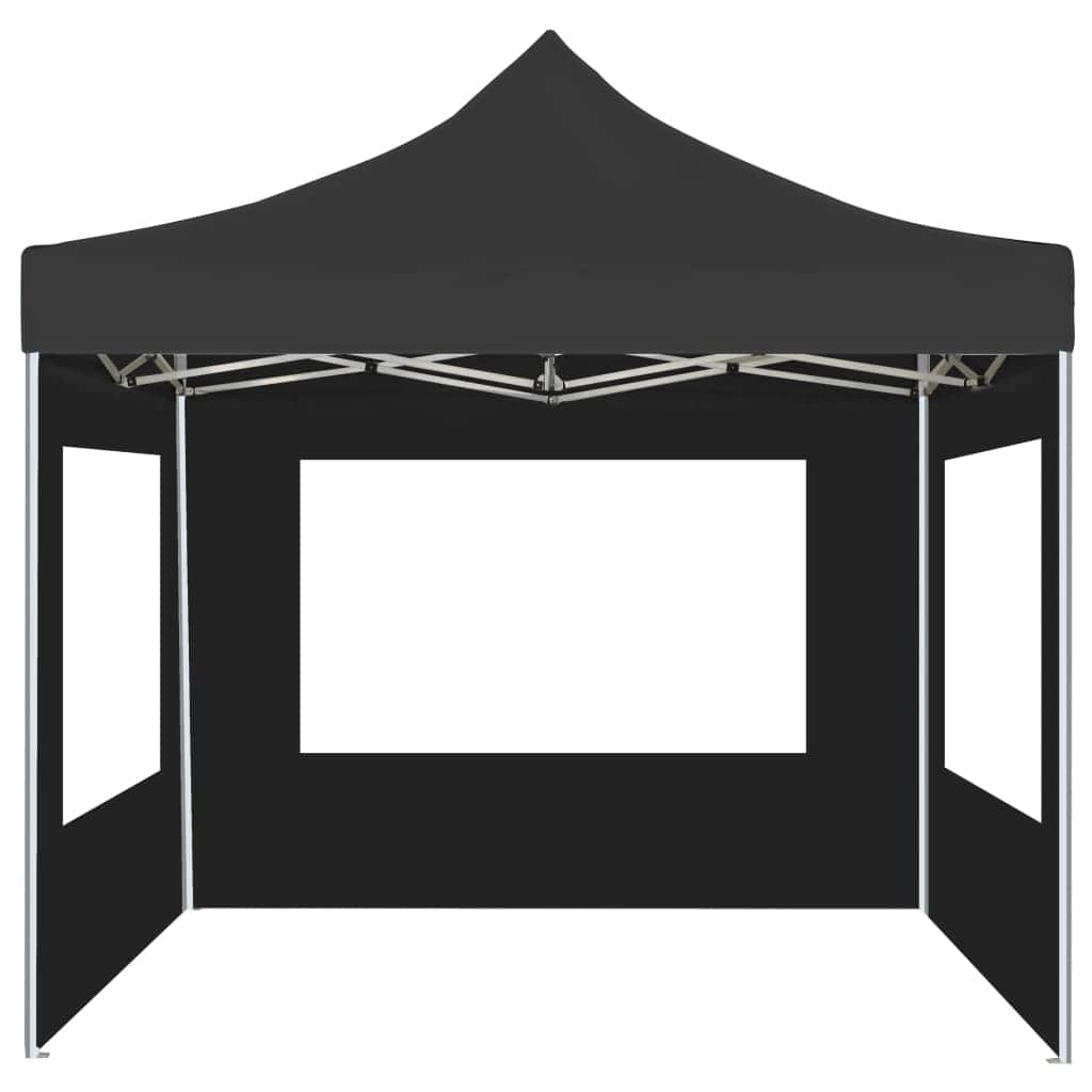 Professional Folding Party Tent with Walls Aluminium Anthracite