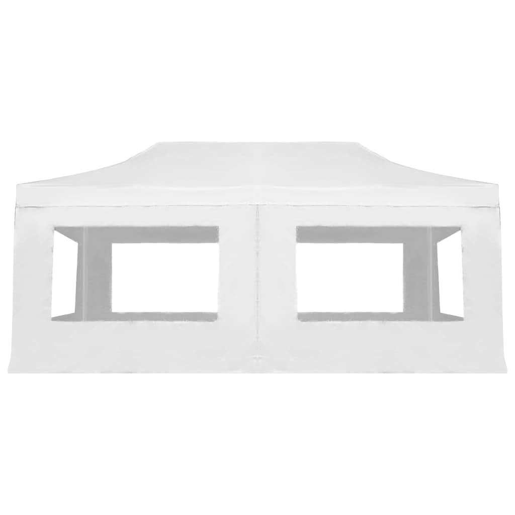 Professional Folding Party Tent with Walls Aluminium, White