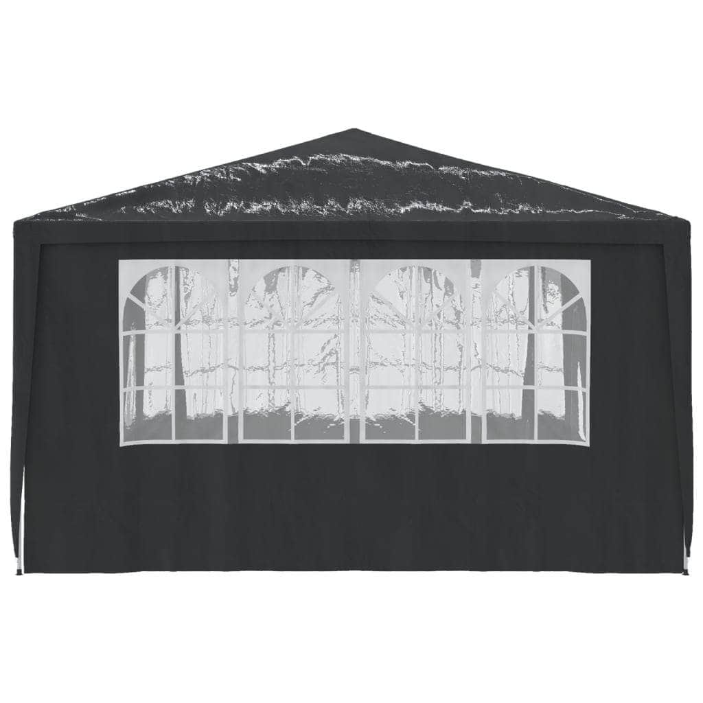Professional Party Tent with Side Walls Anthracite 90 g/mÂ²
