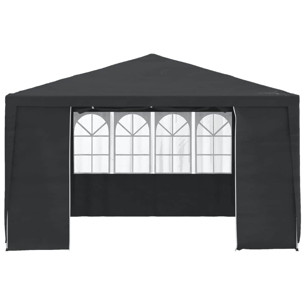 Professional Party Tent with Side Walls Anthracite 90 g/mÂ²