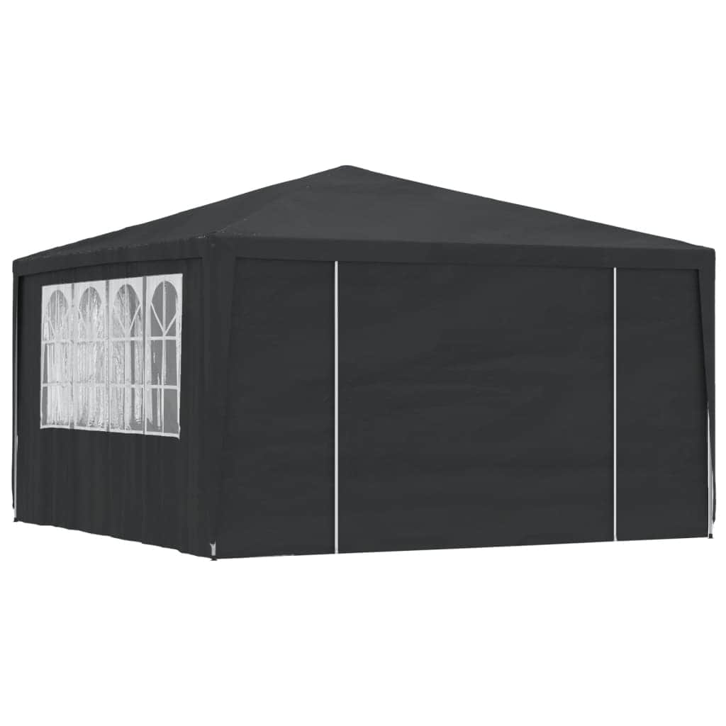 Professional Party Tent with Side Walls Anthracite 90 g/mÂ²