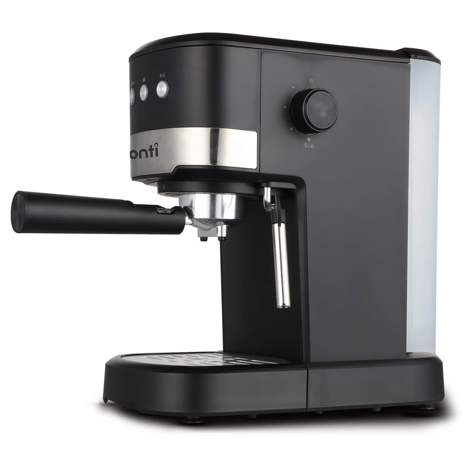 Pronti CM 850D Coffee Machine 20 Bar Espresso Maker with Milk Frother and 1.25L Tank