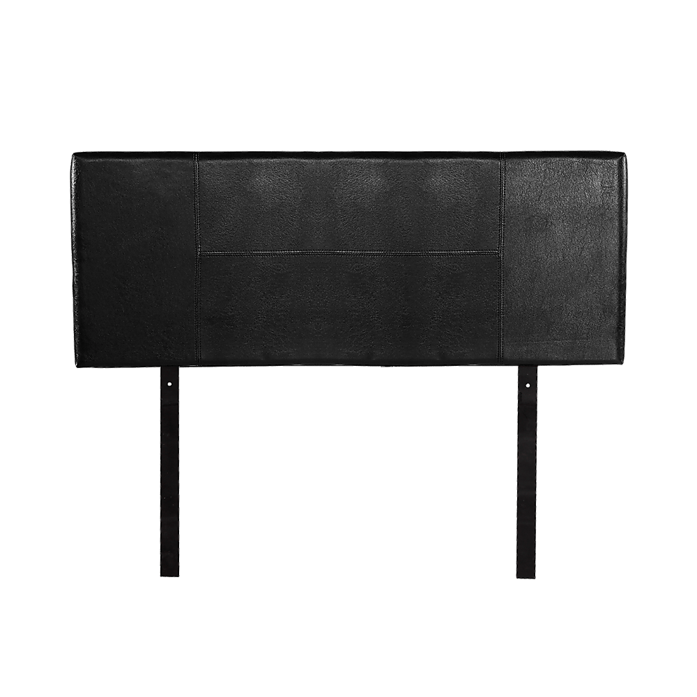 Pu Leather Double Bed Headboard Bedhead - Black