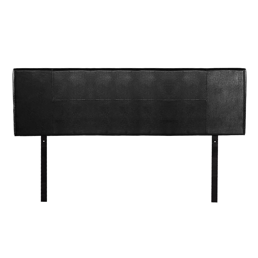 Pu Leather King Bed Headboard Bedhead - Black