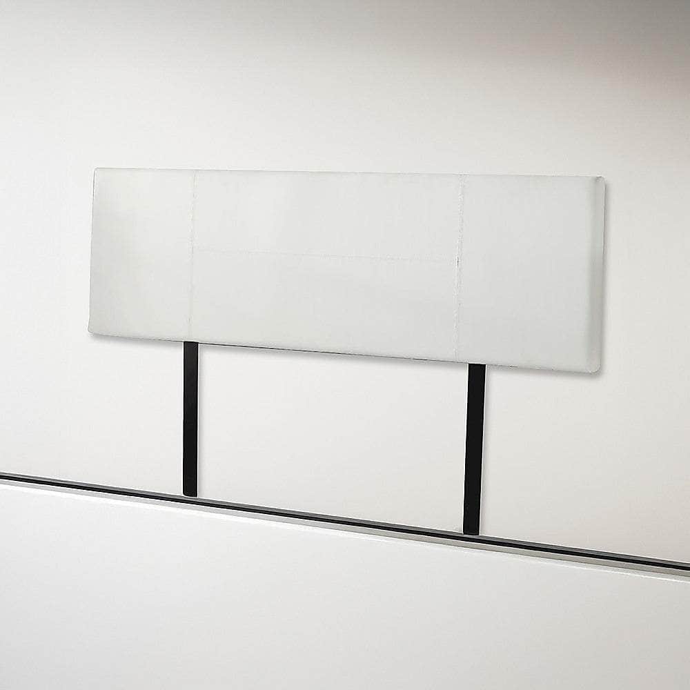 Pu Leather King Bed Headboard Bedhead - White