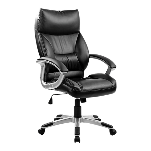 PU Leather Office Chair Executive Padded Black 76
