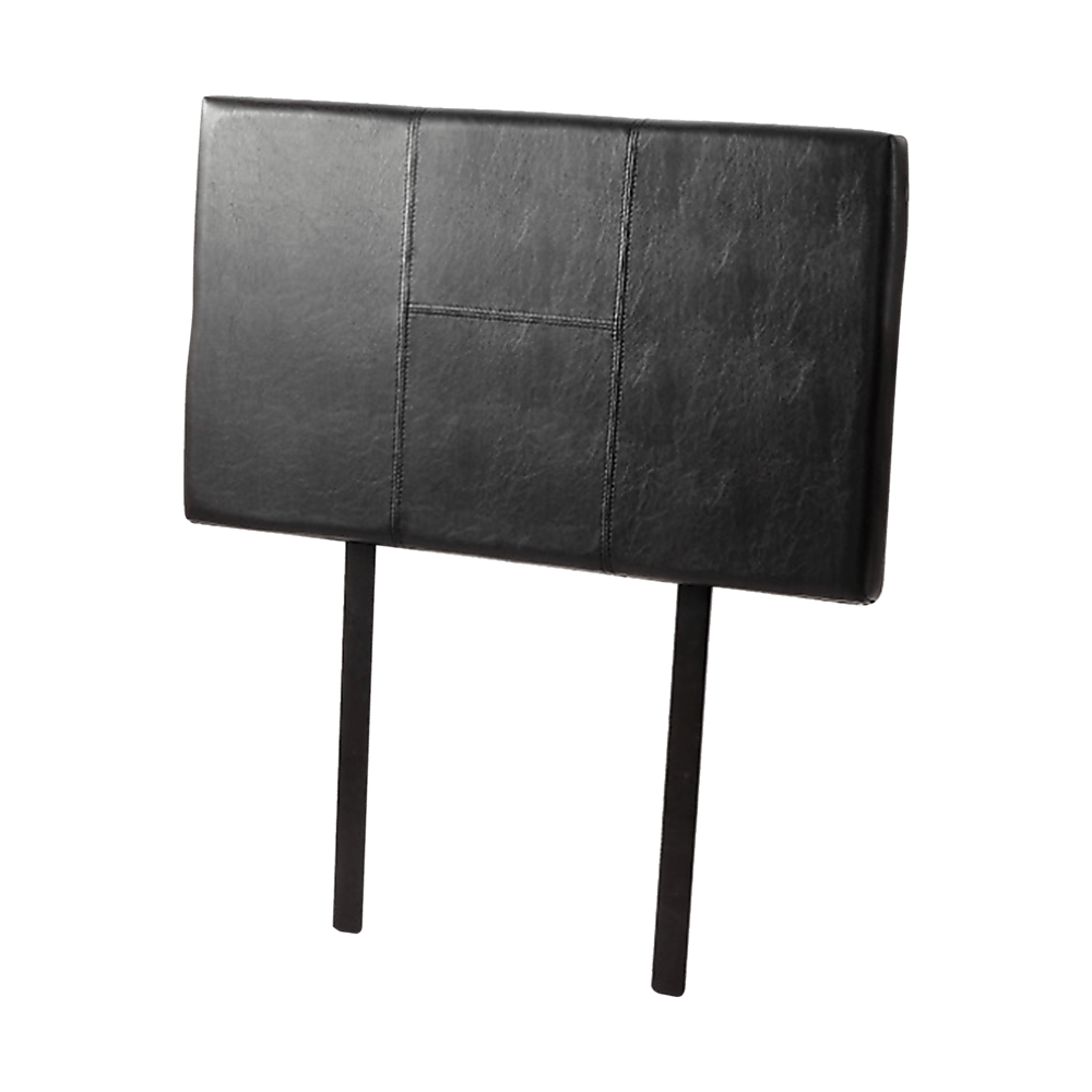 Pu Leather Single Bed Headboard Bedhead - Black