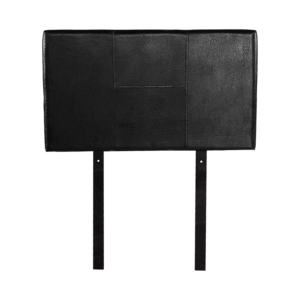 Pu Leather Single Bed Headboard Bedhead - Black