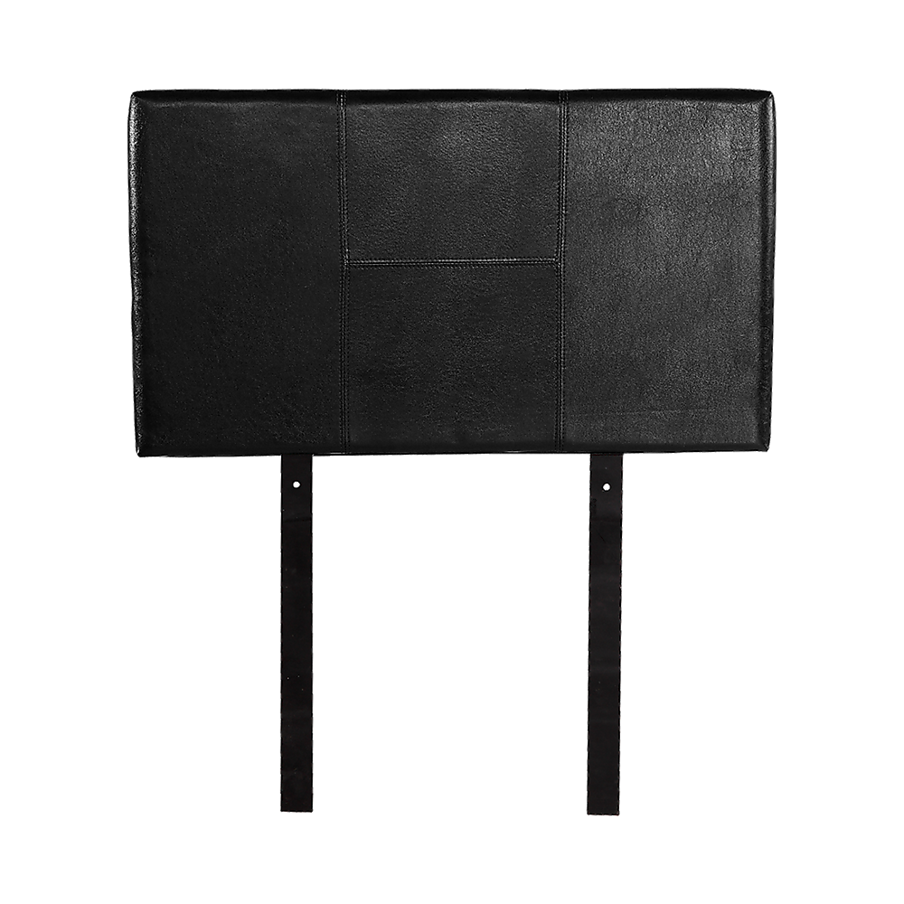 PU Leather Single Bed Headboard Bedhead - Black
