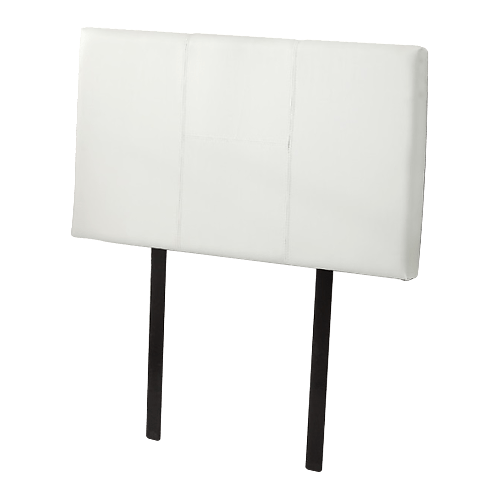 Pu Leather Single Bed Headboard Bedhead - White