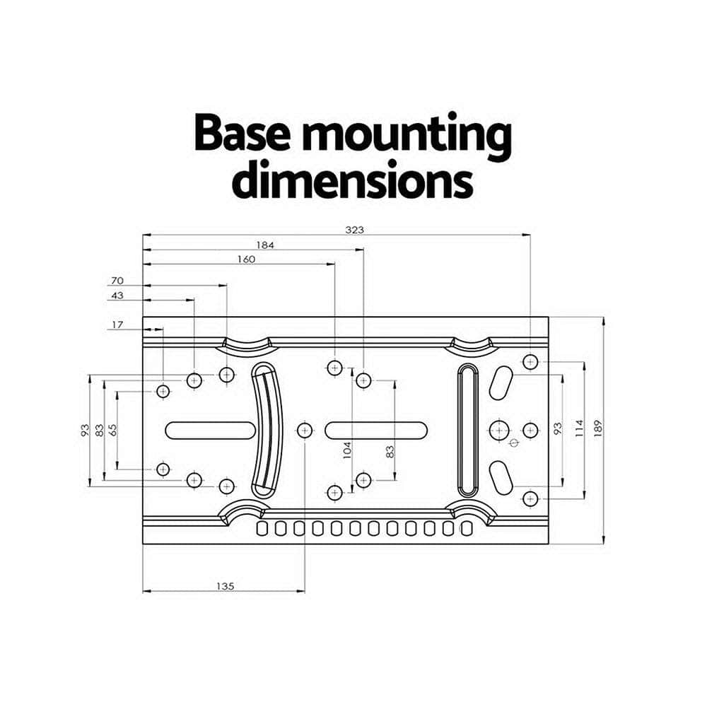 PU Leather Tractor Seat with Sliding Track - Black