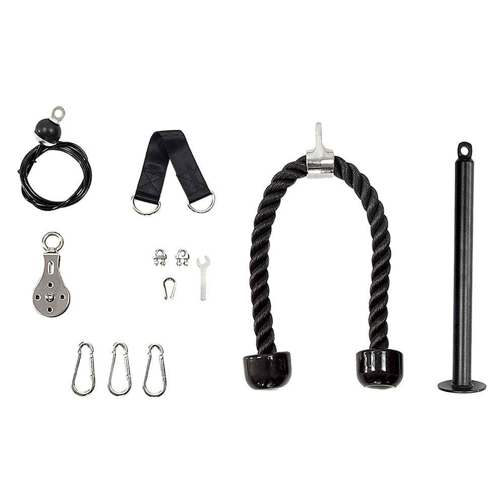 Pulley System Cable Attachment Pull Down Machine Diy Home Gym Workout Kit