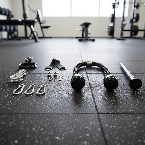 Pulley System Cable Attachment Pull Down Machine Diy Home Gym Workout Kit