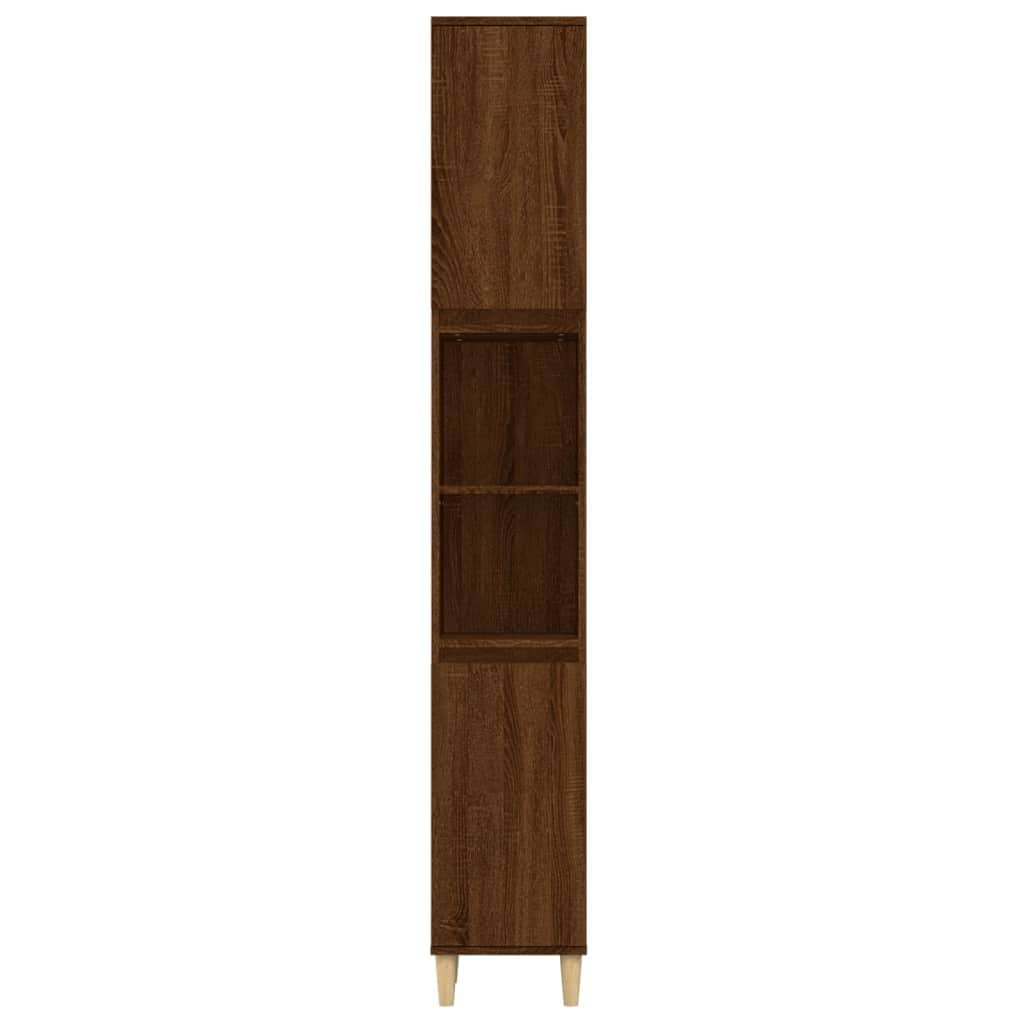 Pure White Engineered Wood Vanity Organizer for Bathrooms