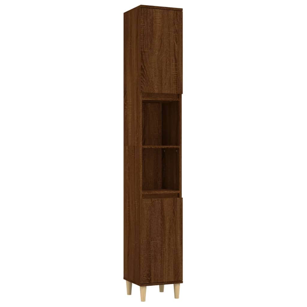 Pure White Engineered Wood Vanity Organizer for Bathrooms
