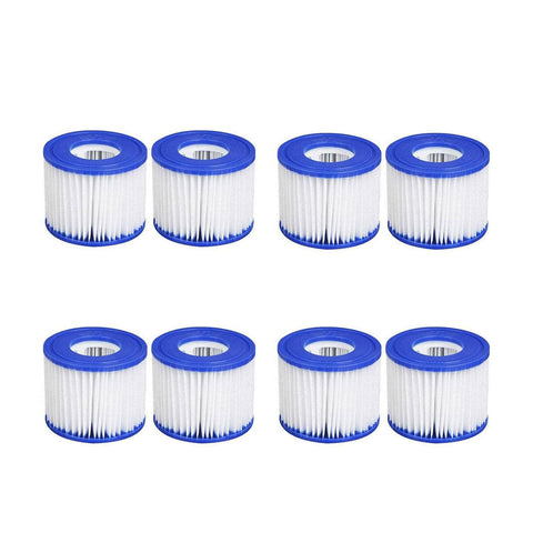 8Pcs Replacement Vi Filter Cartridge Lay-Z-Spa Filters