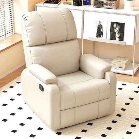 Push Back Theater Recliner Sofa Leisure Lazy Single Sofa